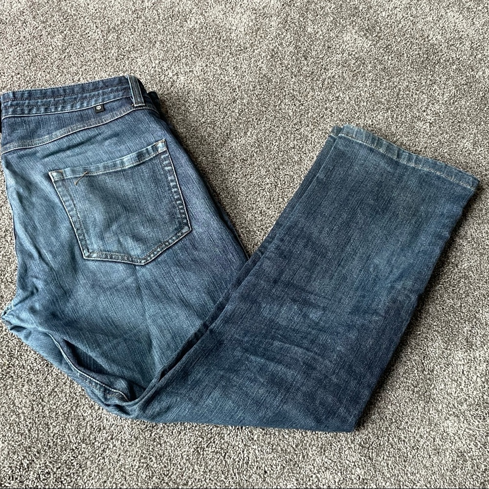 Betabrand Mens Jeans Blue Denim Size 32x30 Stretch